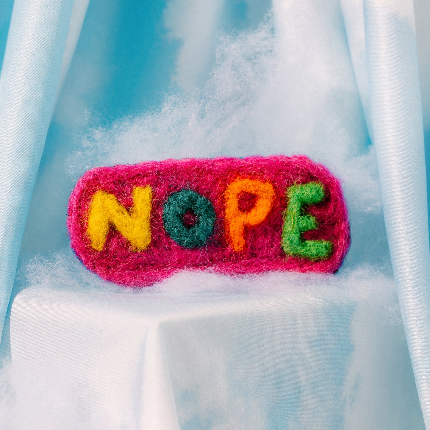 NOPE Felt Pin