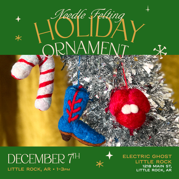 Little Rock - Holiday Ornament Needle Felt Workshop