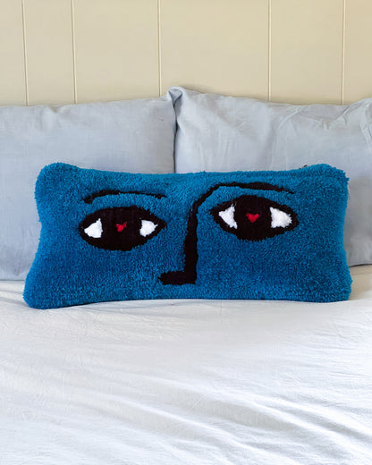 Eyes Tufted Pillow