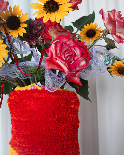 Sunset Tufted Vase