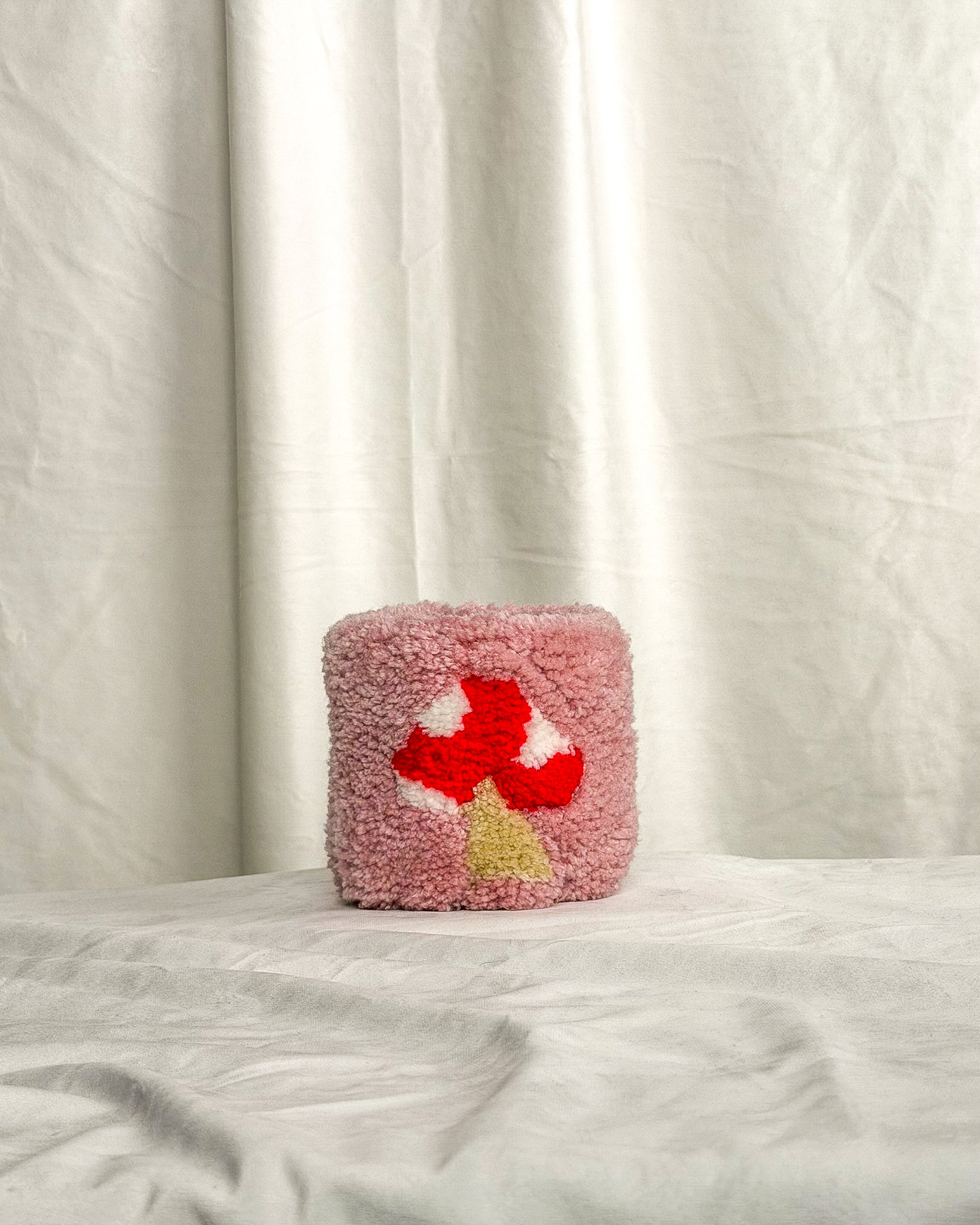 Pink Mushroom Koozie