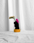 Black and Pink Finger Bud Vase