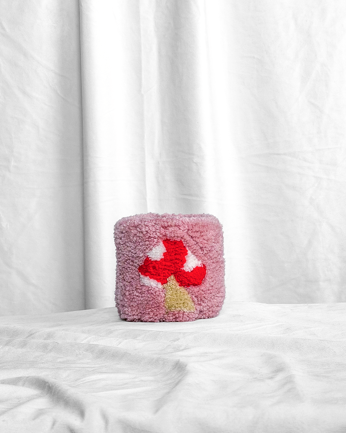 Pink Mushroom Koozie