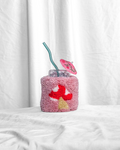 Pink Mushroom Koozie