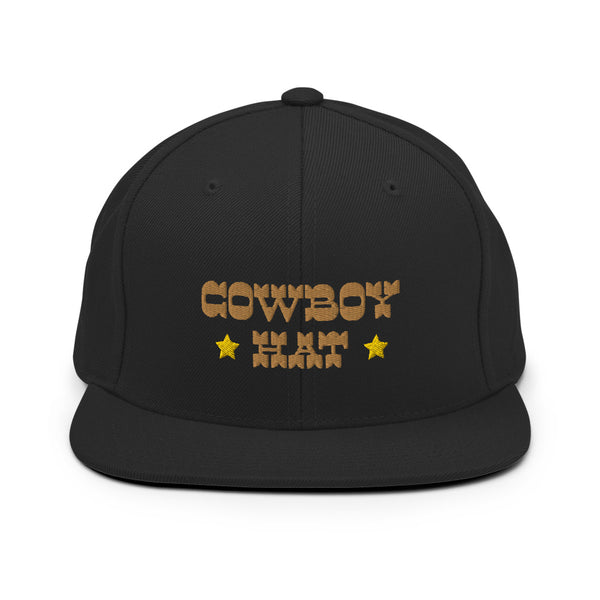 Cowboy Snapback Hat